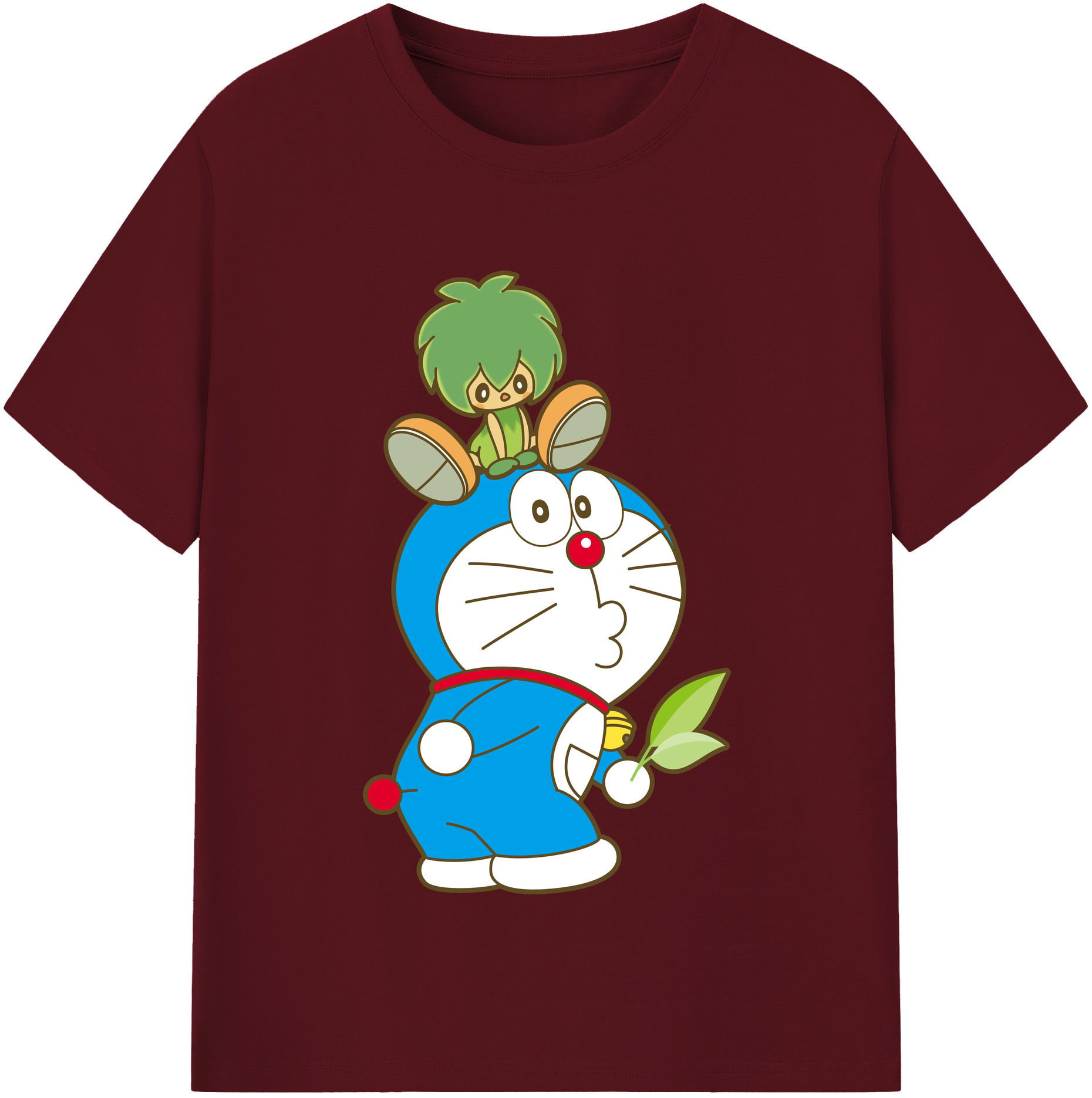 （画像用） ドラえもん Doraemon 綿100％半袖Tシャツ（フロントプリント）